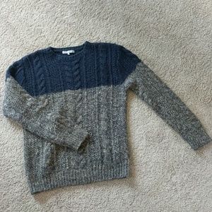 Knit sweater in wool blend